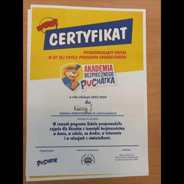 Ogólnopolski program Akademia Bezpiecznego Puchatka