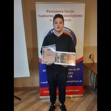 Wiktor Sęga laureatem Powiatowego Konkursu Graficznego