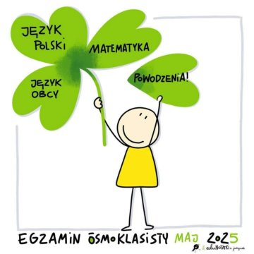 Życzymy powodzenia naszym ósmoklasistom!